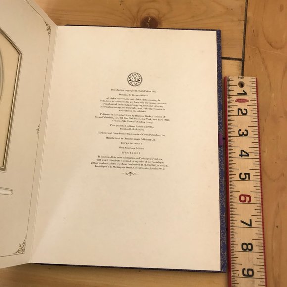 Language of Flowers Photo Album Die-Cut Pages Victorian Style 1992 Higton REPAIR - Picture 8 of 10